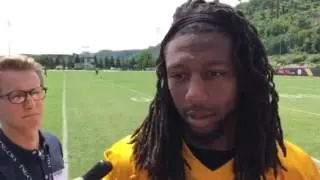 Steelers OLB Bud Dupree after Day 1 of OTAs 5/23/17