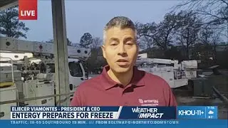 What Entergy is doing to prepare for a winter storm in Houston