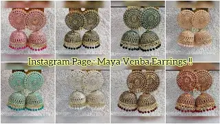 Instagram Shopping | Earrings collections | Order now at Maya Venba Earrings | Online store