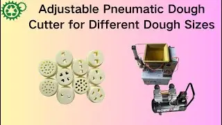 Pneumatic Dough Cutter Garaetteok Dango maker Parotta making machine for Bakery #doughdivider