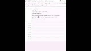 How to get execution time in pyspark ?  #shorts