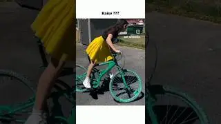 Seatless Adventure: A Girl's Unique Cycling Journey | funny Instagram comment| theshine| #shorts