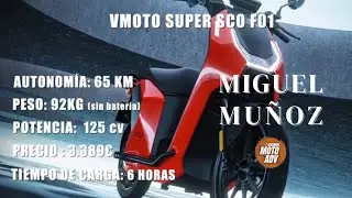 MIGUEL MUÑOZ Y LA VMOTO SUPER SOCO F01 | Movilidad eléctrica para el día a día ⚡🏍️🌇