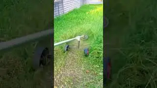 Wheeled Weed Trimmer Is Awesome!