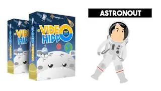 Animated Astronaut Character Preview