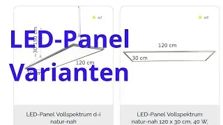 LED-Panel mit Vollspektrumlicht  - im  &Uuml;berblick kurz erkl&auml;rt