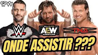 Onde Assistir WWE, AEW, TNA, NJPW e Muito Mais ???