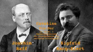 Joachim Raff: Cavatine Fis-Dur op. 85 Nr. 3  Konzertbearbeitung für Kunstharmonium von S. Karg-Elert