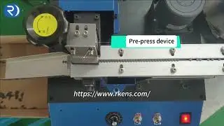 Automatic inductor and electronic components lead cutting machine with vibration feeding bowl