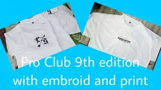 PRO CLUB iNSPIRED 9th EDITION WITH PRINT I HIGH QUALITY PRODUCS PANG EXPORT QUALITY