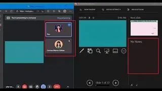 HOW TO USE POWERPOINT PRESENTATION PRESENTER VIEW IN GOOGLE MEET ||TUTORIAL||