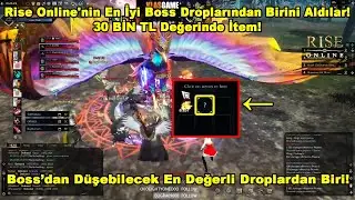 Nartblevus - Rise Online'nin En İyi Boss Droplarından Birini Aldılar! 30 BİN TL Drop! | Rise Online