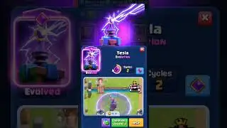 Hidden TESLA Maxed⚡  #HiddenTesla #clashroyale #클래시로얄
