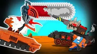 The Power of CHAINSAWMAN Tank!!! | Panimation cartoon