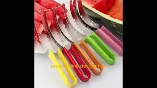 Stainless Steel Windmill Watermelon Cutter Artifact Salad Fruit Slicer Cutter Tool #shopping city#