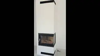 Kominek narożny ekologiczny kominki-światłowscy.pl Defro Home
