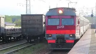 Электропоезд ЭД2Т-0027 станция Нара 13.05.2021 | ED2T-0027 train Nara station