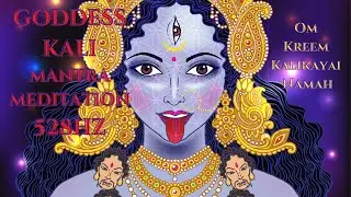 Goddess Kali Mantra Meditation with 528hz/Om Kreem Kalikayai Namah 108 Repetitions #kali #goddess
