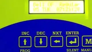 Automatic school bell timer programming