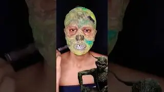 Viral Munjya makeup transformation 🤢👹🎭😜🖌️#makeup #shorts
