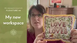 Come and see my new workspace, as well as stitching!