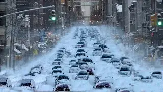 Черная метель погрузила города во тьму! Исторические снегопады на Камчатке, Россия.