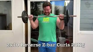 I change the Barbell for the Z bar | Training 174 | Forearms Day