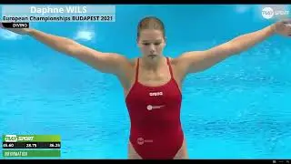 Women's Diving | Daphne WILS |  BUDAPEST 2021 | 1M Platform Highlight #diving #sports #watersport