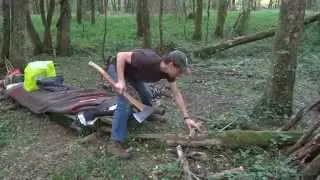 Axe Fun #3 - American Felling Axe (Gransfors bruks) Test and comparison.