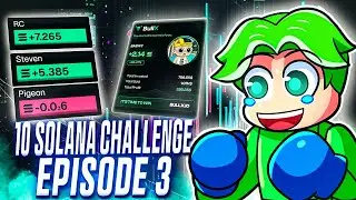 10 Solana Meme Coin Trading Challenge (Episode 3)