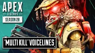 *ALL* MULTIKILL Voicelines in Apex Legends