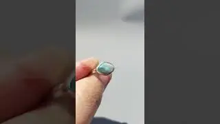 Dark opal ring / Coober Pedy opal / black opal / opal ring / crystal opal / boulder opal