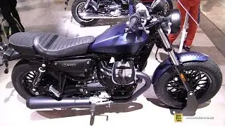 2018 Moto Guzzi V9 Bobber - Walkaround - 2017 EICMA Milan Motorcycle Exhibition