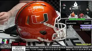 Jim Kelly Miami Flash Authentic Helmet - 04/11/2023 7 P.M. Live Breaks