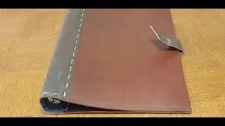 Rustic Saddle Leather Recipe Binder - CookbookPeople.com
