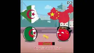 Algeria  relations with other countries 2025 P2  #countryballs #algerie #relationship #2025