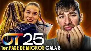 CRISTINA ROMPE a LLORAR 😭 REACCION a CRISTINA - Garganta con Arena | GALA 8 OT 2025 #OT2025