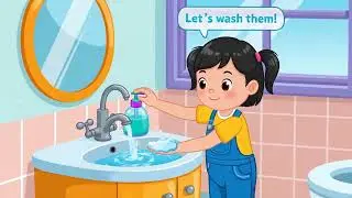 Handwashing for Kids | Simple 30-Second Animation for Toddlers