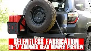 Relentless Fabrication 10-17 4Runner Rear Bumper/Tire Carrier Preview