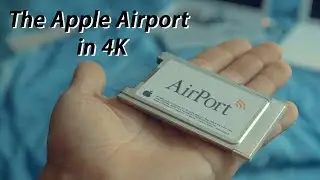 The Apple Airport Card Shoot in 4K - Wifi Airport - 1999-2017