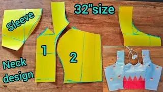Trending front neck design // 32