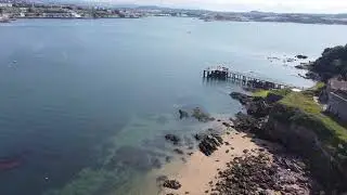 Drake’s Island flyby at low water neap ￼