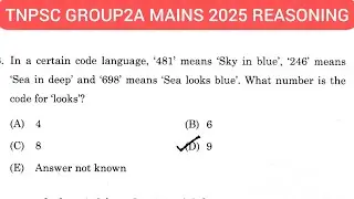 In a certain code language 481 means Sky in blue 246 means Sea in deep and 698 means Sea looks blue
