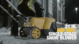 DEWALT 60V MAX* 21 IN. SINGLE-STAGE SNOW BLOWER