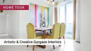 This 4 BHK home interiors in Gurgaon is bound to tickle your creativity!