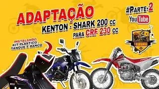 Adapta&ccedil;&atilde;o Kit CRF 230 - Moto Kenton S. 200 cc para trilha (Parte 2 - Soldando as adapta&ccedil;&otilde;es)