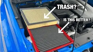 Toyota Tacoma K&N Dry Air Filter Upgrade.