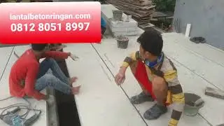 Cara pasang lantai beton ringan qpanel