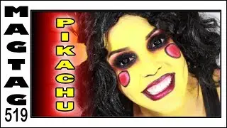 Fast and Easy Pikachu Pokemon Halloween Party Makeup - MagTag
