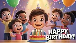 Best Happy Birthday Song for Kids 🎂🎉| Joyful Christian Birthday Celebration | Fun Dance & Sing-Along